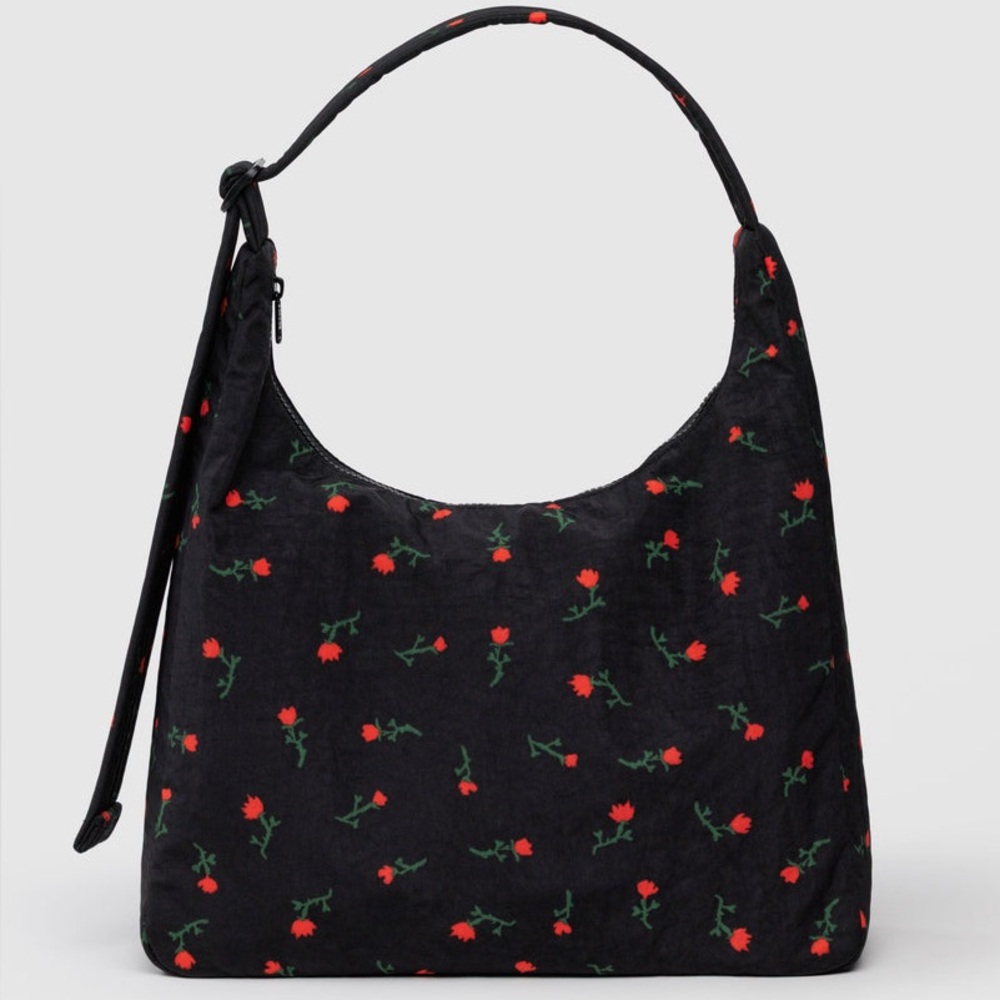 Baggu Nylon Shoulder Bag in Painted Wildflower